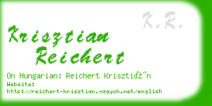 krisztian reichert business card